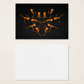 Halloween Yoga Class Visitekaartjes (Voorkant /achterkant)