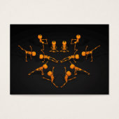 Halloween Yoga Class Visitekaartjes (Voorkant)