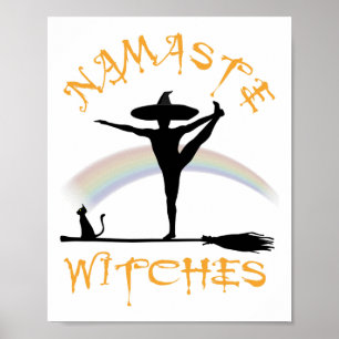 Halloween Yoga Lgbt Pride - Namaste Heksen _1 Poster