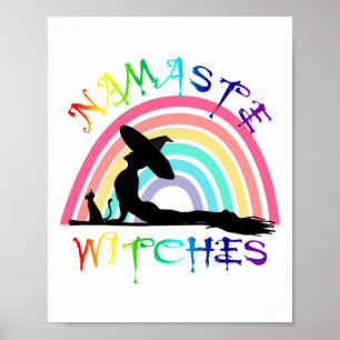 Halloween Yoga Lgbt Pride - Namaste Heksen  Poster