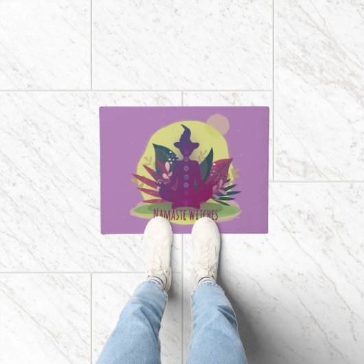 Halloween Yoga Namaste Heksen Deurmat (Binnen)