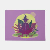 Halloween Yoga Namaste Heksen Deurmat (Voorkant)