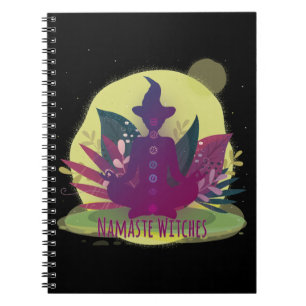 Halloween Yoga Namaste Heksen Notitieboek