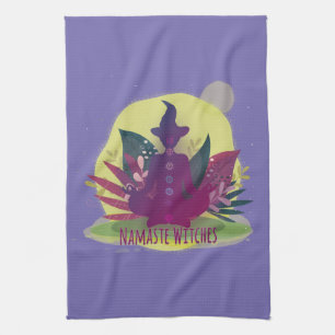 Halloween Yoga Namaste Heksen Theedoek