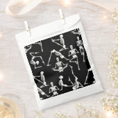 Halloween yoga skeletten zwart bedankzakje (Geknipt)