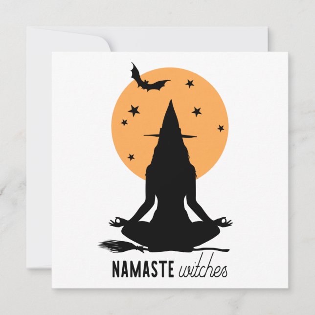 Halloween yoga Witch (Voorkant)