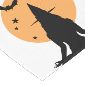 Halloween yoga Witch Korte Tafelloper (Hoek)