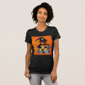 Halloween Yorkie Poo T-shirt (Voorkant volledig)