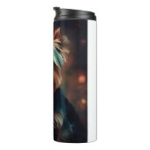 Halloween Yorkshire Terrier met pompoenen eng Thermosbeker (Geroteerd rechts)