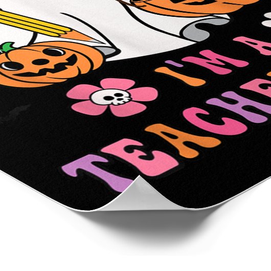 Halloween You Can't E Me I'm A School Teacher's Ai Poster (Hoek)
