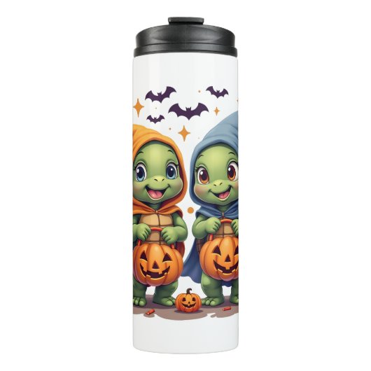 Halloween Zee Turtle Ghost Turtles T-shirt Thermosbeker (Voorkant)