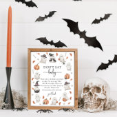 Halloween zeg geen Baby Poster