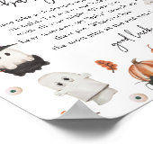 Halloween zeg geen Baby Poster (Hoek)