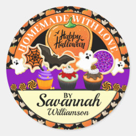 Halloween zelfgemaakt met liefde Sticker