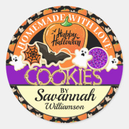 Halloween zelfgemaakt met liefde Sticker