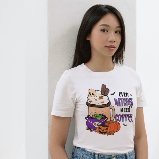 HALLOWEEN ZELFS HEKSEN HEBBEN KOFFIE NODIG | KOFFI T-SHIRT