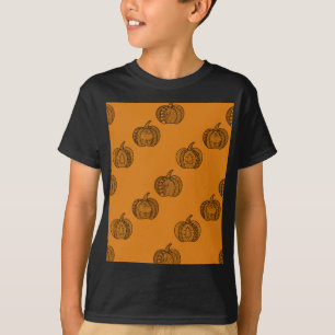 Halloween zentangle pomkins Autumn Thanksgiving T-shirt