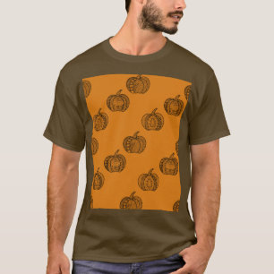 Halloween zentangle pomkins Autumn Thanksgiving T-shirt