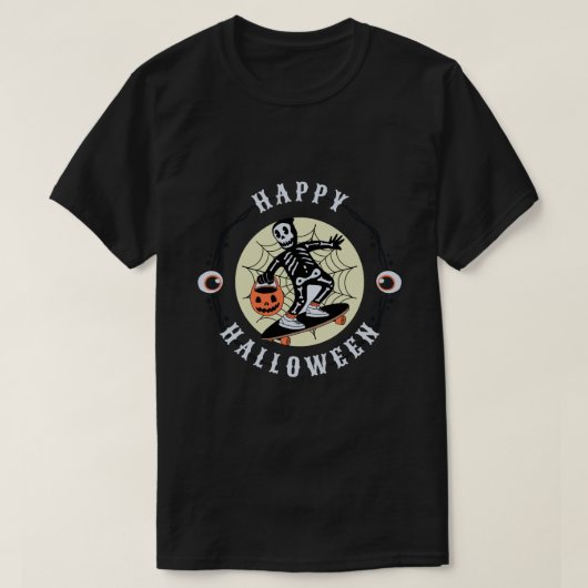 Halloween zit vol geheimen t-shirt (Design voorkant)