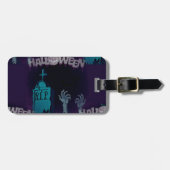 halloween zombie bagagelabel (Voorkant horizontaal)