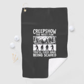 Halloween Zombie Bang Vector Horror Design_1 Golfhanddoek (Insitu)