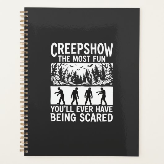 Halloween Zombie Bang Vector Horror Design_1 Planner (Voorkant)