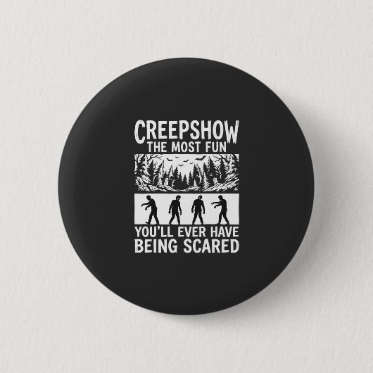 Halloween Zombie Bang Vectorontwerp_1 Ronde Button 5,7 Cm (Voorkant)