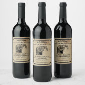 Halloween Zombie Breath Apothecary Wijnlabel Wijn Etiket (Flessen)