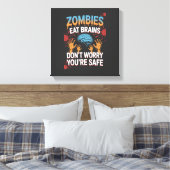 Halloween Zombie Canvas Afdruk (Insitu (Slaapkamer))