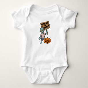 Halloween Zombie Cartoon en grappig Romper