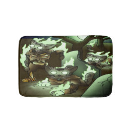 Halloween Zombie Cats Badmat
