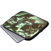 Halloween Zombie Cats Laptop Sleeve (Voorkant onderkant)