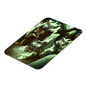 Halloween Zombie Cats Magneet (Linkerzijde)