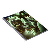 Halloween Zombie Cats Notitieboek (Rechterzijde)