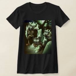 Halloween Zombie Cats T-shirt