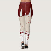 Halloween Zombie Cheerleader Kostuum Leggings (Achterkant)