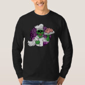 Halloween Zombie Chef Chef Brain Kitchen T-shirt (Voorkant)