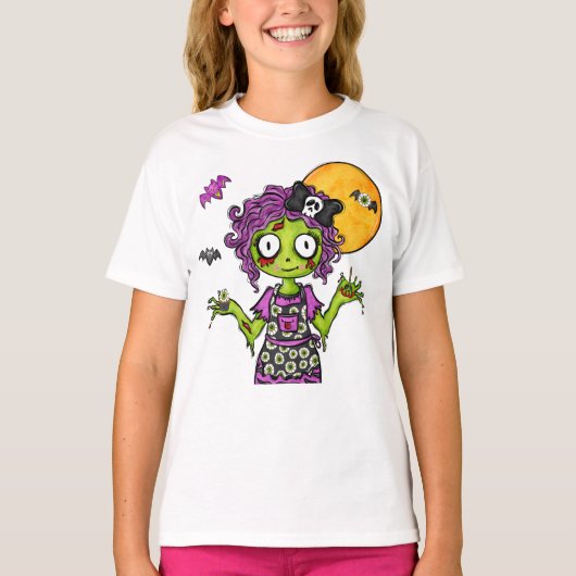 Halloween Zombie Cook T-shirt (Voorkant)