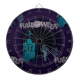 halloween zombie dartbord