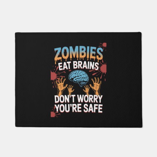 Halloween Zombie Deurmat (Voorkant)
