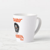 Halloween Zombie Face Latte Mok (Rechterhoek)
