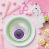 Halloween Zombie Ghost Eyeball Cyclops Eye Papieren Bordje (Feest)