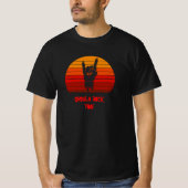 Halloween Zombie Ghouls Rock Too Hand Botten T-shirt (Voorkant)