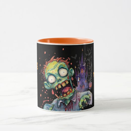 Halloween, Zombie,Gil uit het Paarse Kasteel , Mok (Midden)