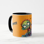 Halloween, Zombie,Gil uit het Paarse Kasteel , Mok (Voorkant links)