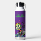 Halloween, Zombie,Gil van het Paarse Kasteel , Waterfles (Voorkant)