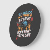 Halloween Zombie Grote Klok (Hoek)
