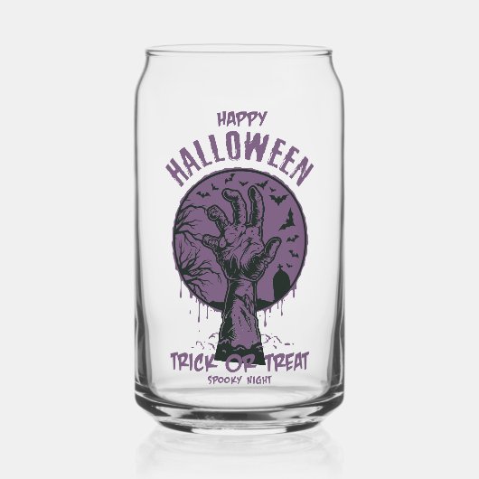 Halloween Zombie Hand Glas – Trick or Treat (Voorkant)
