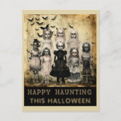  Halloween Zombie Happy Haunting Briefkaart (Voorkant)