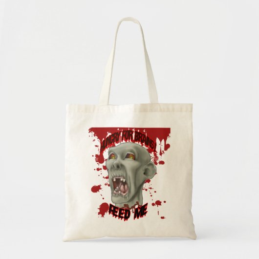 Halloween Zombie Head Tote Bag (Voorkant)